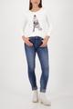 Langarmshirt mit Print 44 - Off-white