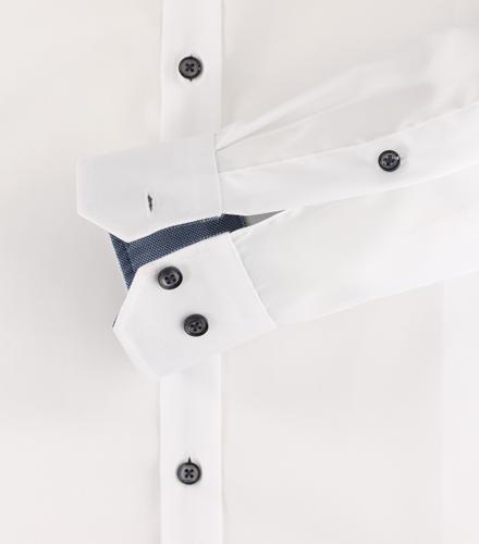 Twill Hemd uni