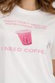 T-Shirt mit Print 44 - Off-white