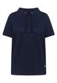 Shirt mit Funnel Neck im Two-Tone-Look L - Universal Blue
