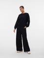 VMDAISY PEARL O-NECK SWEAT JRS GA BOO M Normal geschnitten - Black