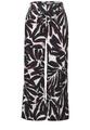 Gemusterte Wide Leg Hose S/7/8 Hosen - Mulberry Red