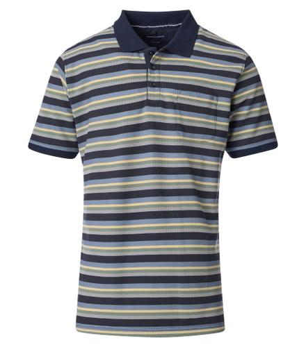 Polo-Shirt L Basic Circular Knit - Blau