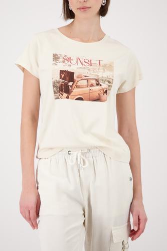 T-Shirt mit Auto-Print