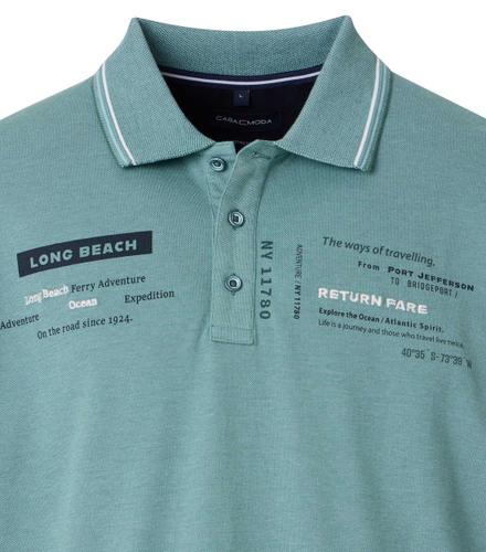 Polo-Shirt M Basic Circular Knit - Türkis