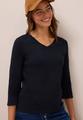 Basic V-Neck Shirt S - Urban Dark Blue