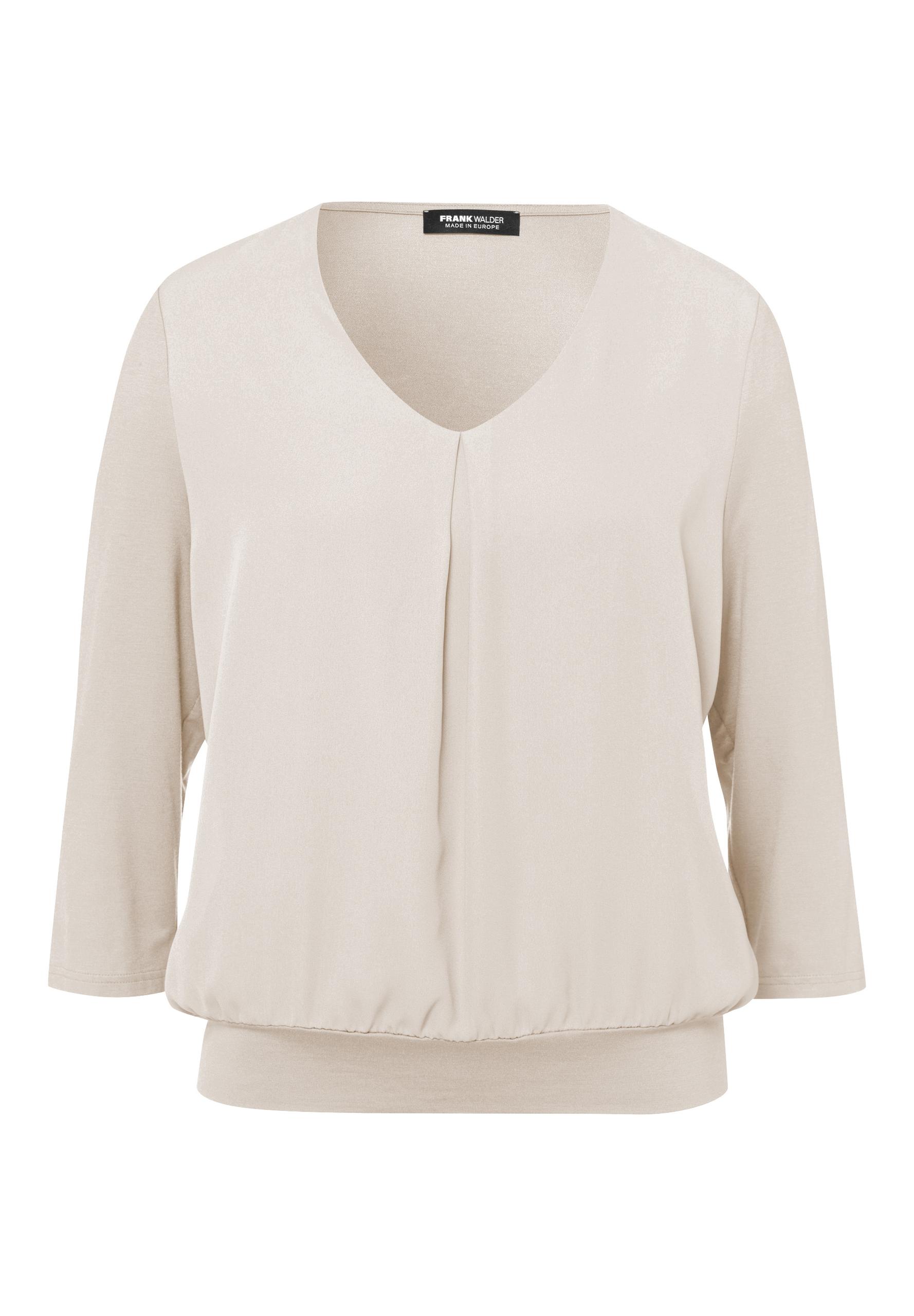 Blusenshirt NOS mit Bequemlichkeitsfaktor 46 - Cashew