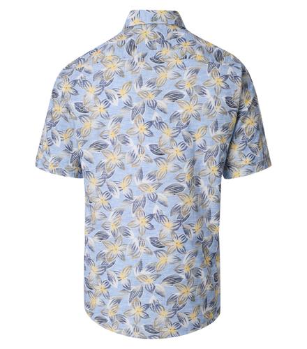 Freizeithemd Kurzarm M Casual Fit Short - Blau