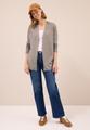 Offene Strickjacke S - Toffee Cream Melange
