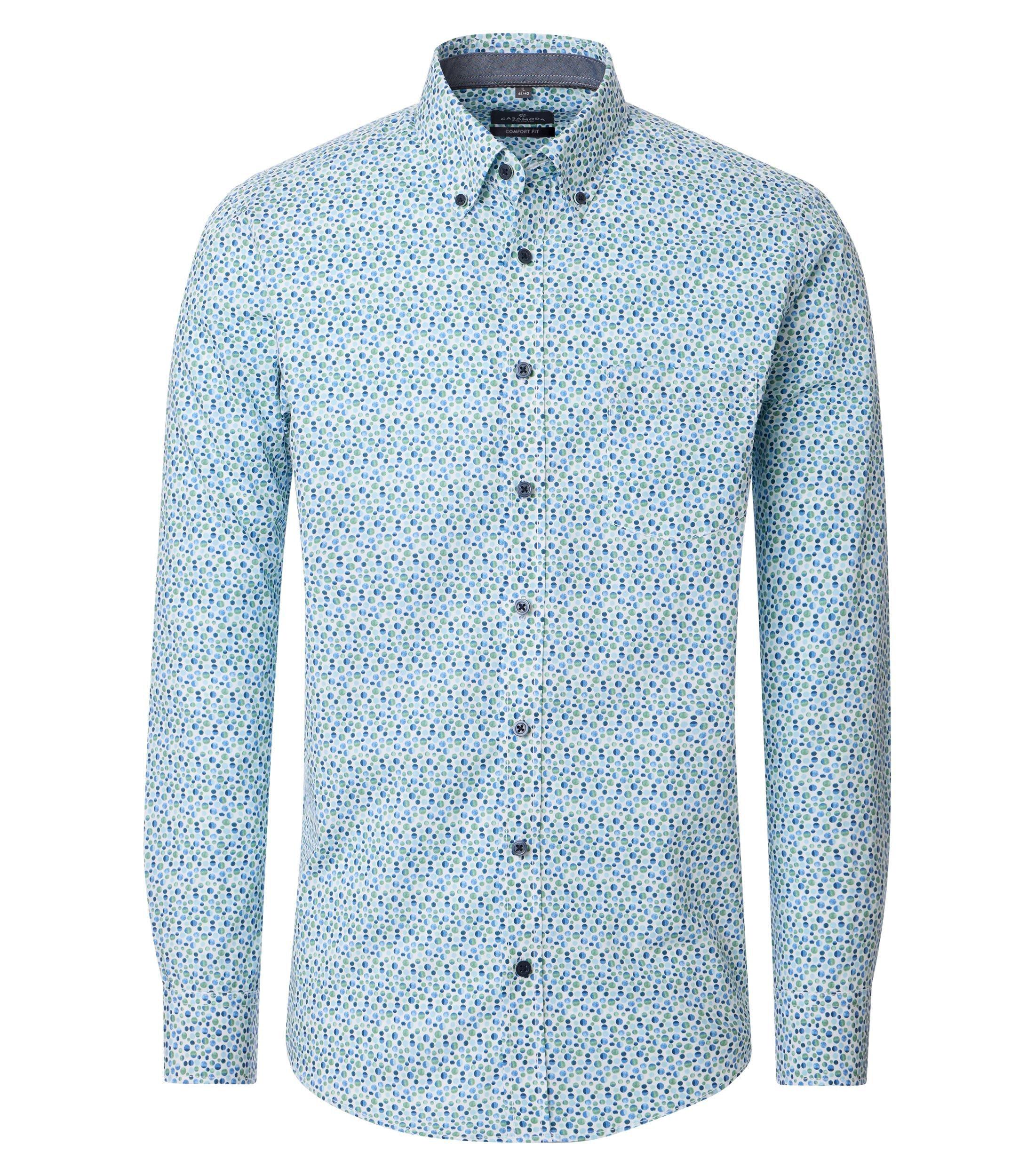 Freizeithemd XXL Comfort Fit - Grün