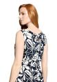 Sommerkleid 40 Figurumspielend - Dunkelblau/Weiß