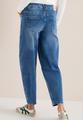 High Waist Barrel Leg Jeans im Loose Fit 34/28 - Mid Blue Wash
