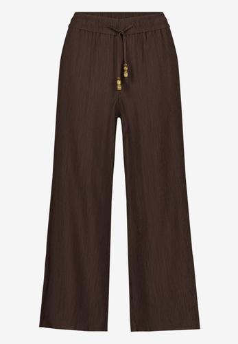 Stoffhose 7/8 mit Bindedetail