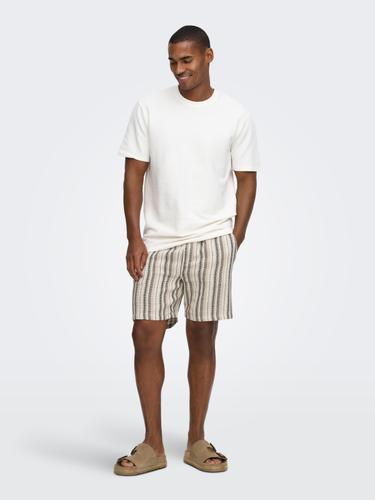 ONSTREV LIFE REG STRU STRIPE SHORTS NOOS