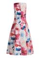 Cocktailkleid 38 Ausgestellt - Cream/Pink