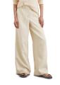 Pants, tailored, wide-leg, zip-fly, pockets, waistband with tailoring detail