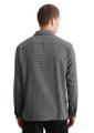 Camp collar, long sleeves, two flap pockets, straight hem