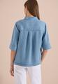 Kurzarm Hemdbluse im Denim-Look