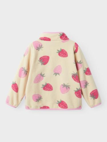 NMFMEEKO FLEECE JACKET BERRY 128 - Fog