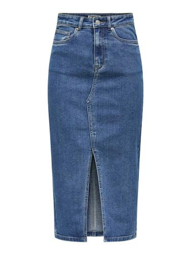 ONLSIRI FRONT SLIT SKIRT DNM GUA NO