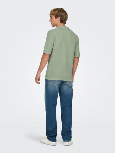 ONSERIC REG 12 STRUC SS POLO KNIT