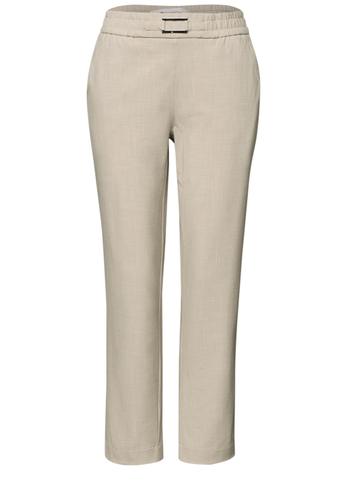 Mid Waist Slim Leg Hose mit Schnalle 40/28 - Cobble Stone