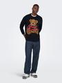 ONSXMAS REG 5 TEDDY CREW KNIT