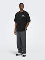 ONSPEANUTS BACK LIFE OVZ SS LIC TEE