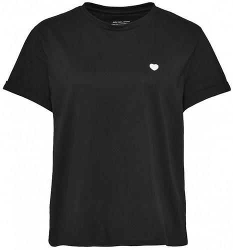 OPUS T-Shirt »Serz« mit kleiner Herz-Stickerei