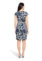 Etuikleid 38 Tailliert - Dark Blue/Nature