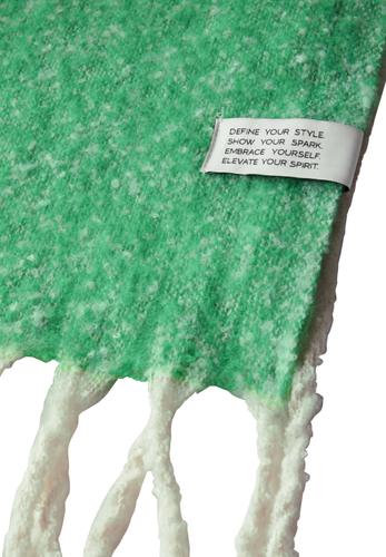 Schal mit Farbverlauf A - Vibrant Green
