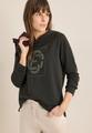 Hoodie mit Schmucksteinen S - Raw Khaki