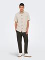 ONSNEWKODYL LIFE REG SS SHIRT NOOS M Normal geschnitten - Moonstruck