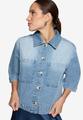 Blazer-Jacke im Jeans-Look
