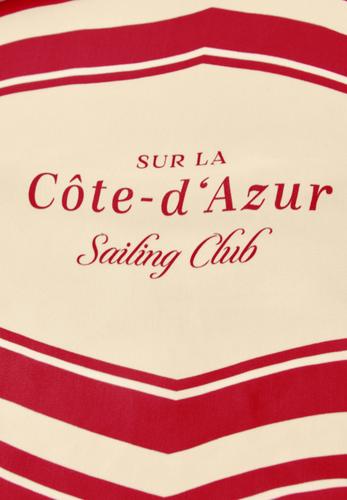 Nickituch in Diamantform mit Wording One size - Salsa Red