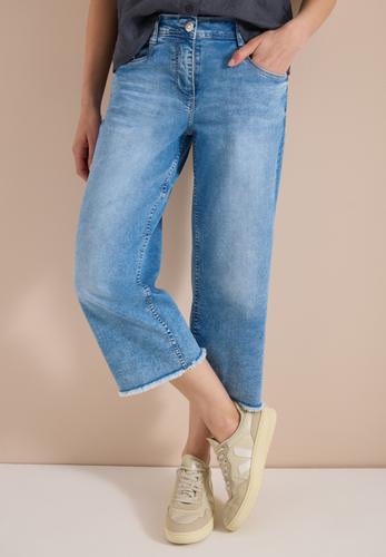 3/4 Wide Leg Jeans im Loose Fit
