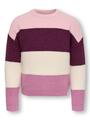 KMGSANDY L/S STRIPE PULLOVER KNT NOOS
