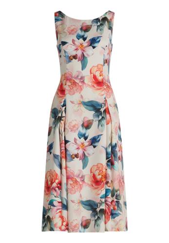 Cocktailkleid 38 Ausgestellt - Rosé/Red