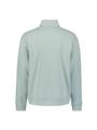 Sweater Half Zip Melange XXL Relaxed Fit - Seablue