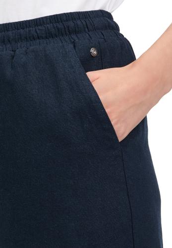 Leinenhose 38 Figurumspielend - Dunkelblau