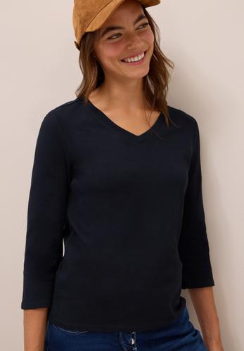 Basic V-Neck Shirt S - Urban Dark Blue