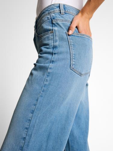 TTNELMA CULOTTE Jeans 30/28 Culotte Fit - Clean Light Stone Blue Denim