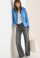 Fleecejacke mit Hoodie L - Fountain Blue