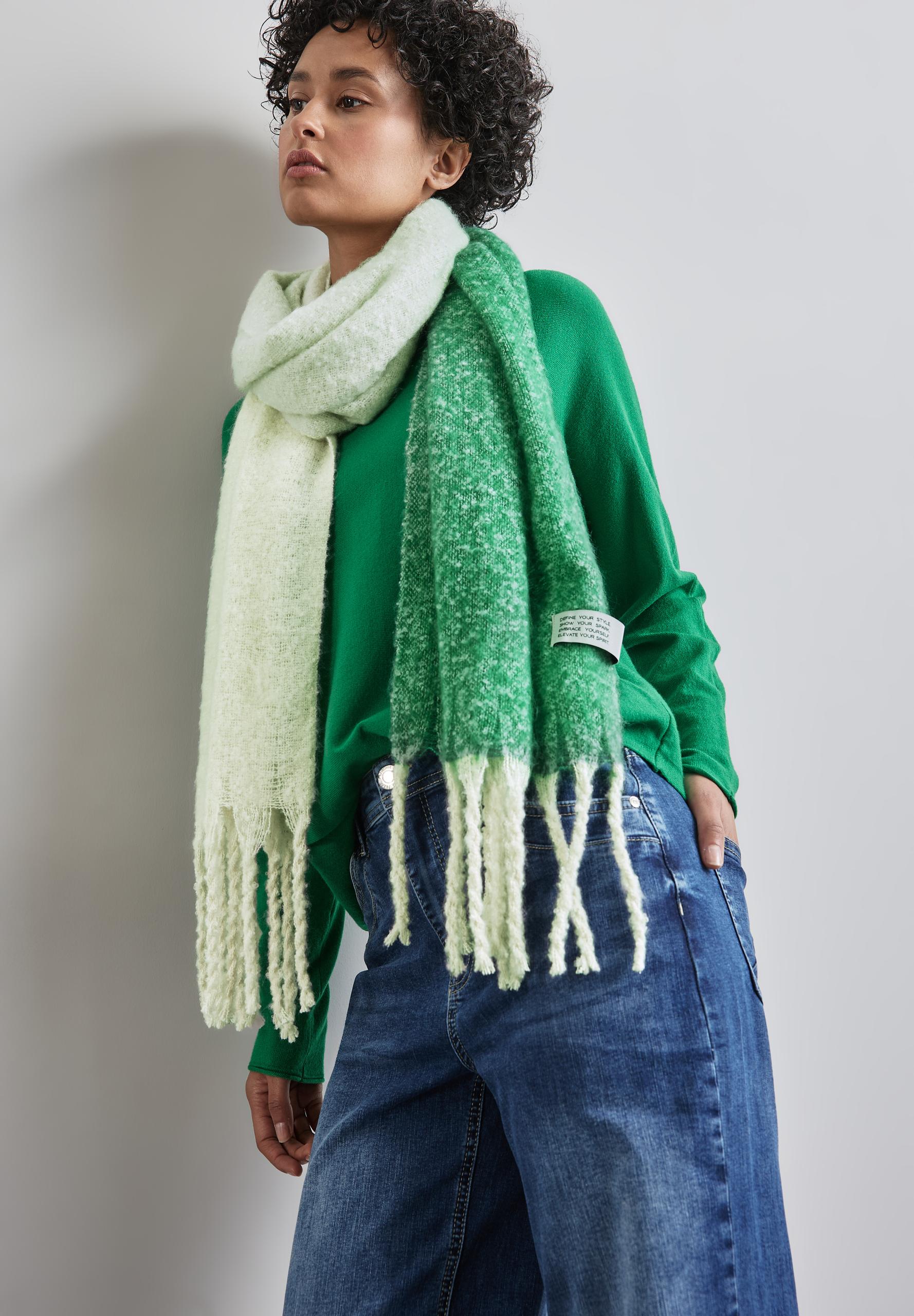 Schal mit Farbverlauf A - Vibrant Green