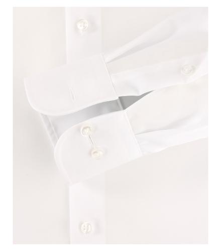 Twill Hemd uni 006880 42 Comfort Fit - Weiss