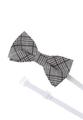 Kids Set Fliege+Tuch Karo OS - M-braun