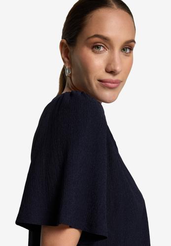 T-Shirt- Kleid mit Rundhalsausschnitt