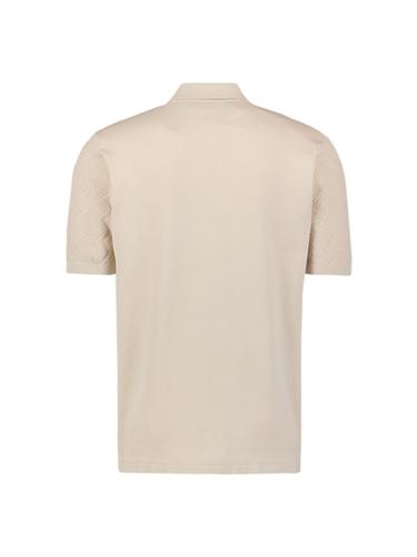 Pullover Short Sleeve Polo Relief L Regular Fit - Desert