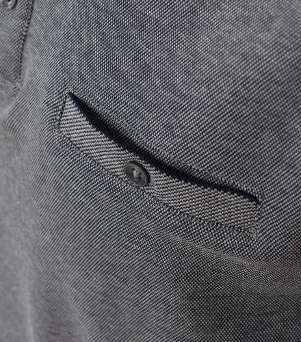 Polo-Shirt Langarm gestreift