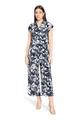 Jumpsuit 44 Figurumspielend - Dunkelblau/Weiß